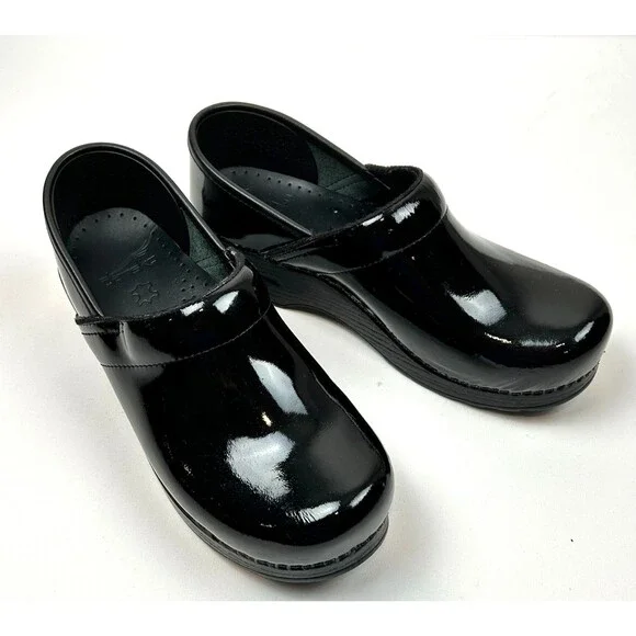 Dansko Professional Black Patent Leather Clog EU 39 US  8.5-9 - Picture 8 of 16